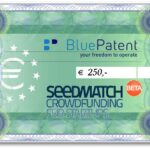 BluePatent verlost Beteiligung in Höhe von 250 Euro
