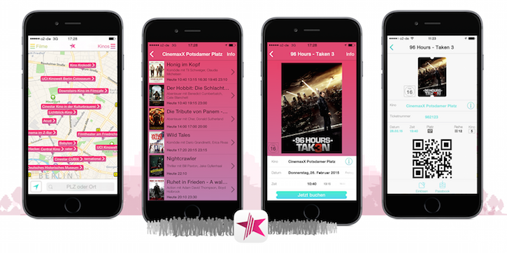 CineApp – Kinotickets direkt aufs Handy
